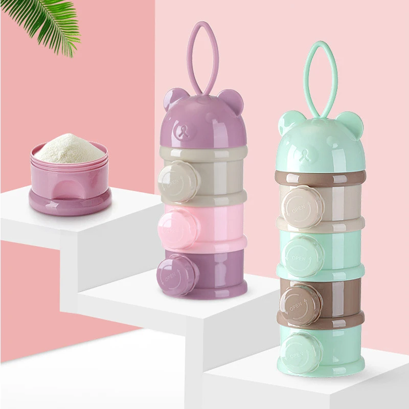 Baby Food Nestle - صندوق تخزين مسحوق حليب الأطفال قابل