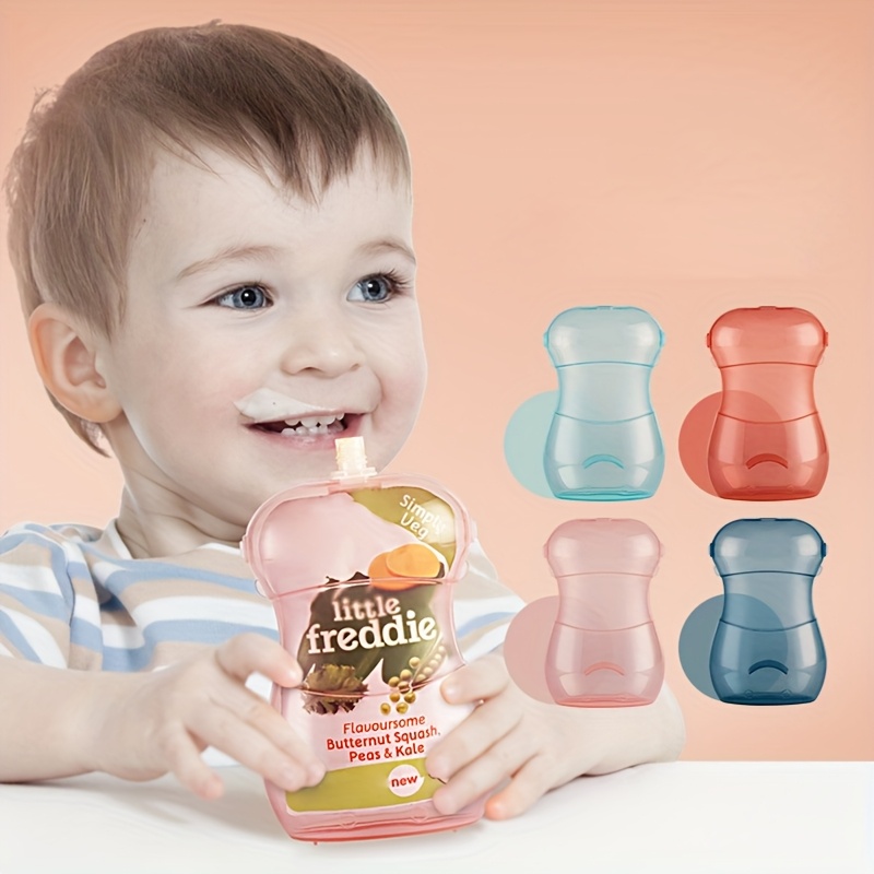 Baby Food Pouches - حامل أكياس طعام الأطفال المضاد للضغط،