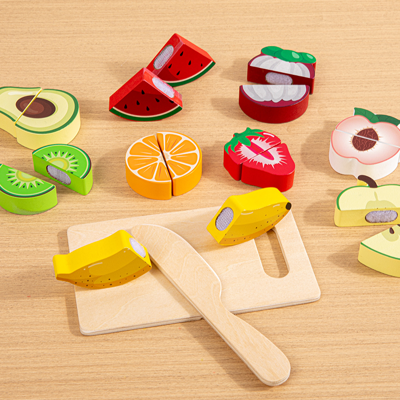 Baby Food Cooking Set - المطبخ الخشبي التظاهر لعبة محاكاة قطع