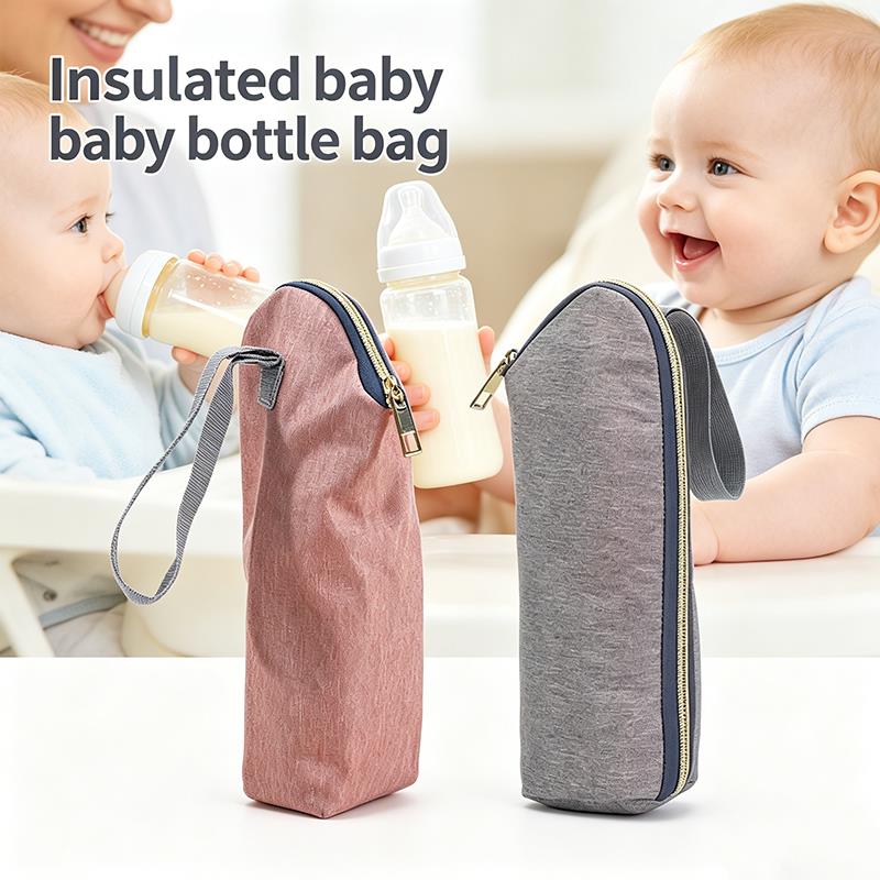 Baby Food Pouches - حقيبة محمولة معزولة لزجاجات الأطفال، حقيبة