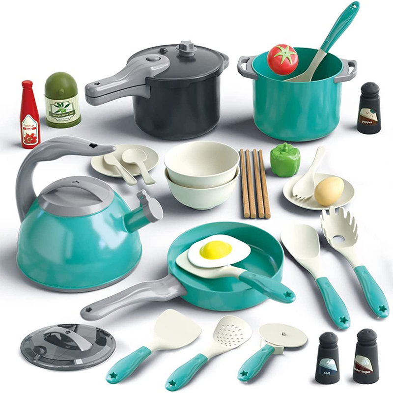 اكسسوارات ألعاب المطبخ للأطفال - مراجعة Baby Food Cooking Set وسعره