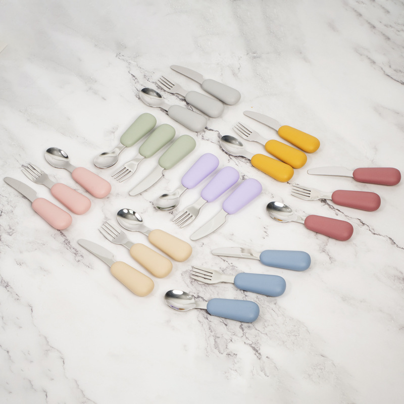 مجموعة أدوات طعام للأطفال من ا - مراجعة Baby Food Knife Set وسعره
