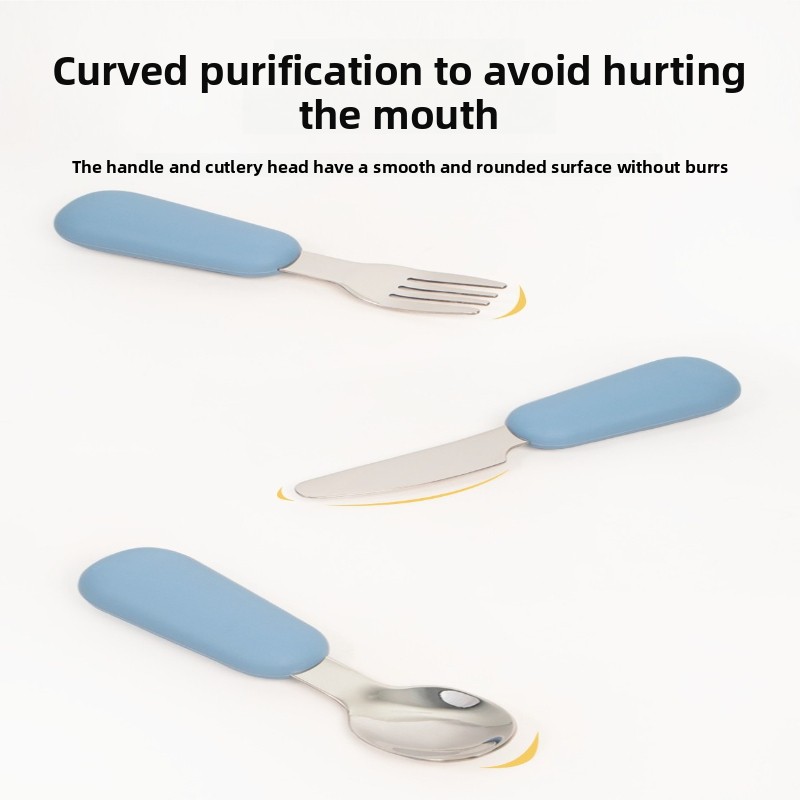 مجموعة أدوات طعام للأطفال من ا - مراجعة Baby Food Knife Set وسعره