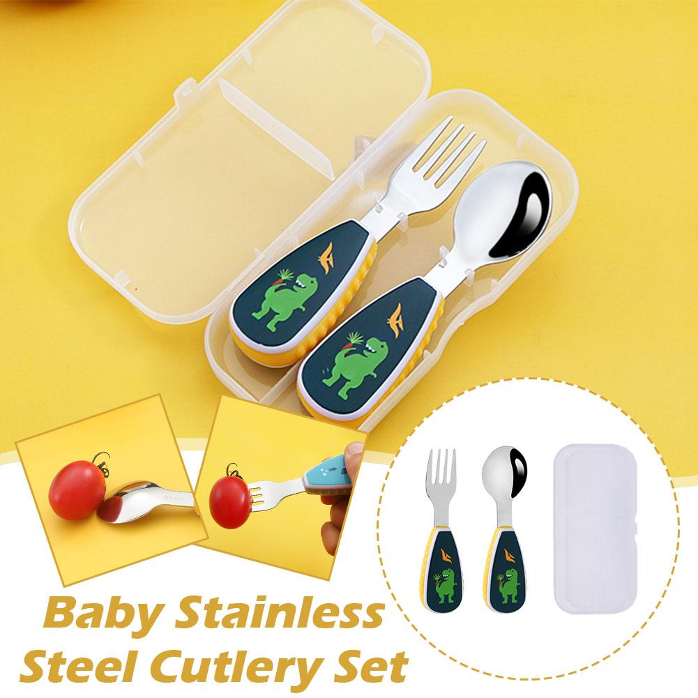 2 قطعة أدوات المائدة لطيف الغذ - مراجعة Baby Food Knife Set وسعره