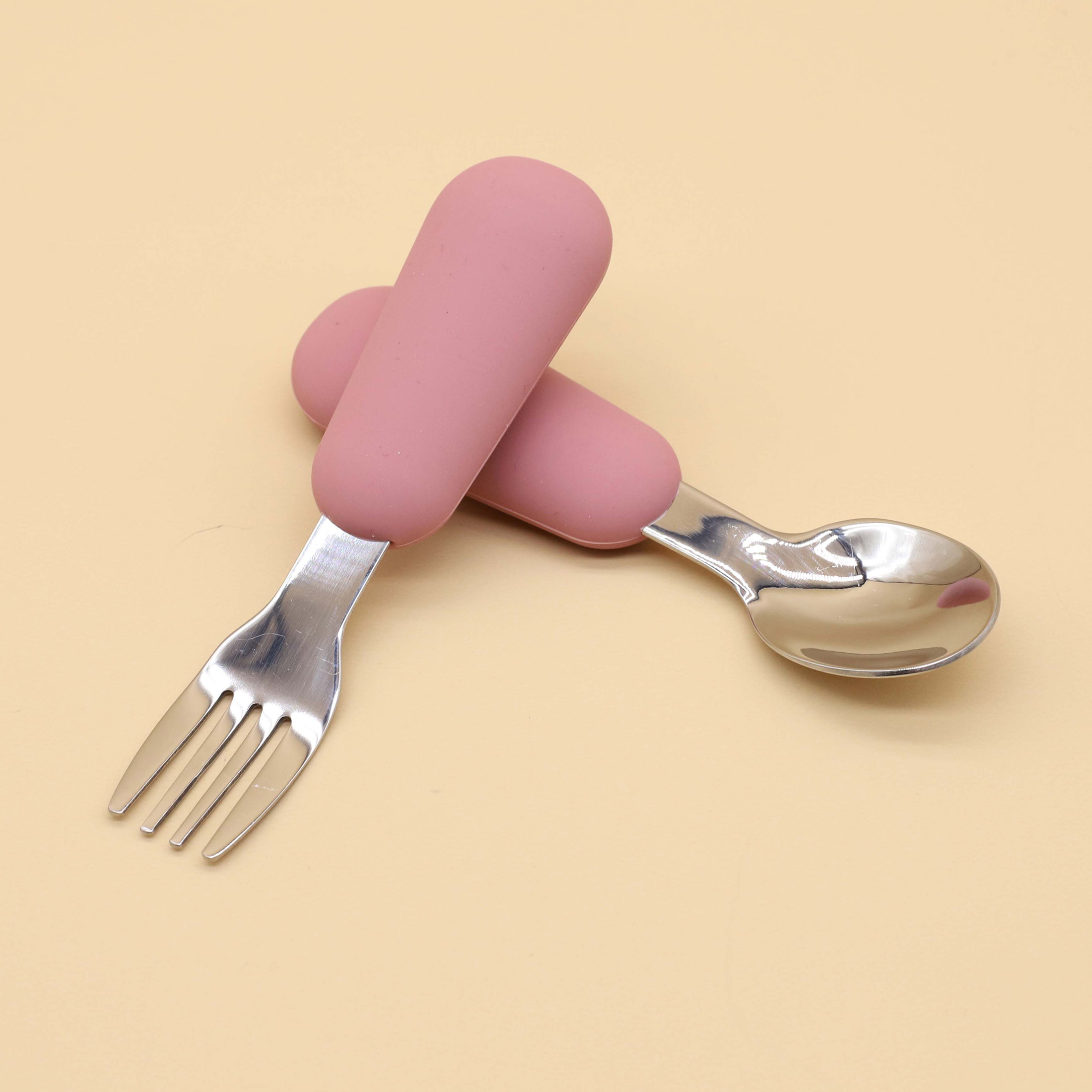 شوكة ملعقة من الفولاذ المقاوم  - مراجعة Baby Food Utensil وسعره