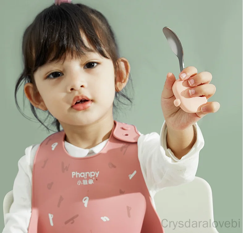 1setElephant قصيرة شوكة قاعدة  - مراجعة Baby Food Knife Set وسعره