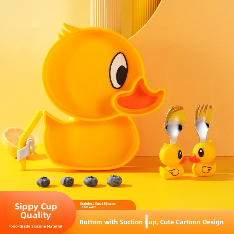 طقم أدوات طعام للأطفال من السي - مراجعة Baby Food Yellow وسعره