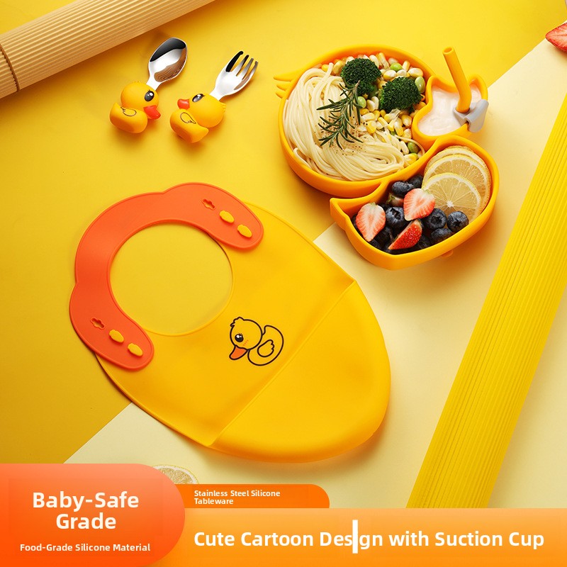 طقم أدوات طعام للأطفال من السي - مراجعة Baby Food Yellow وسعره