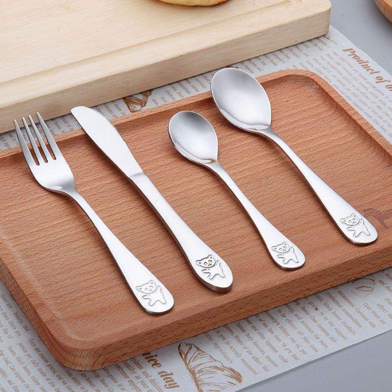 4 قطعة/المجموعة الطفل ملعقة صغ - مراجعة Baby Food Knife Set وسعره