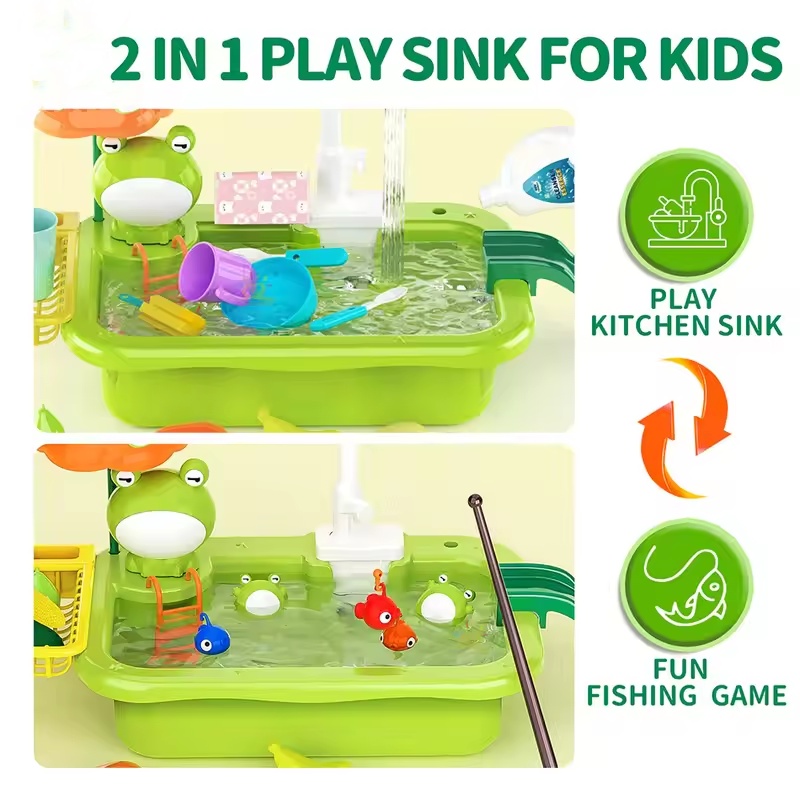 حوض مطبخ جديد للأطفال مع غسالة - مراجعة Baby Food Cooking Set وسعره