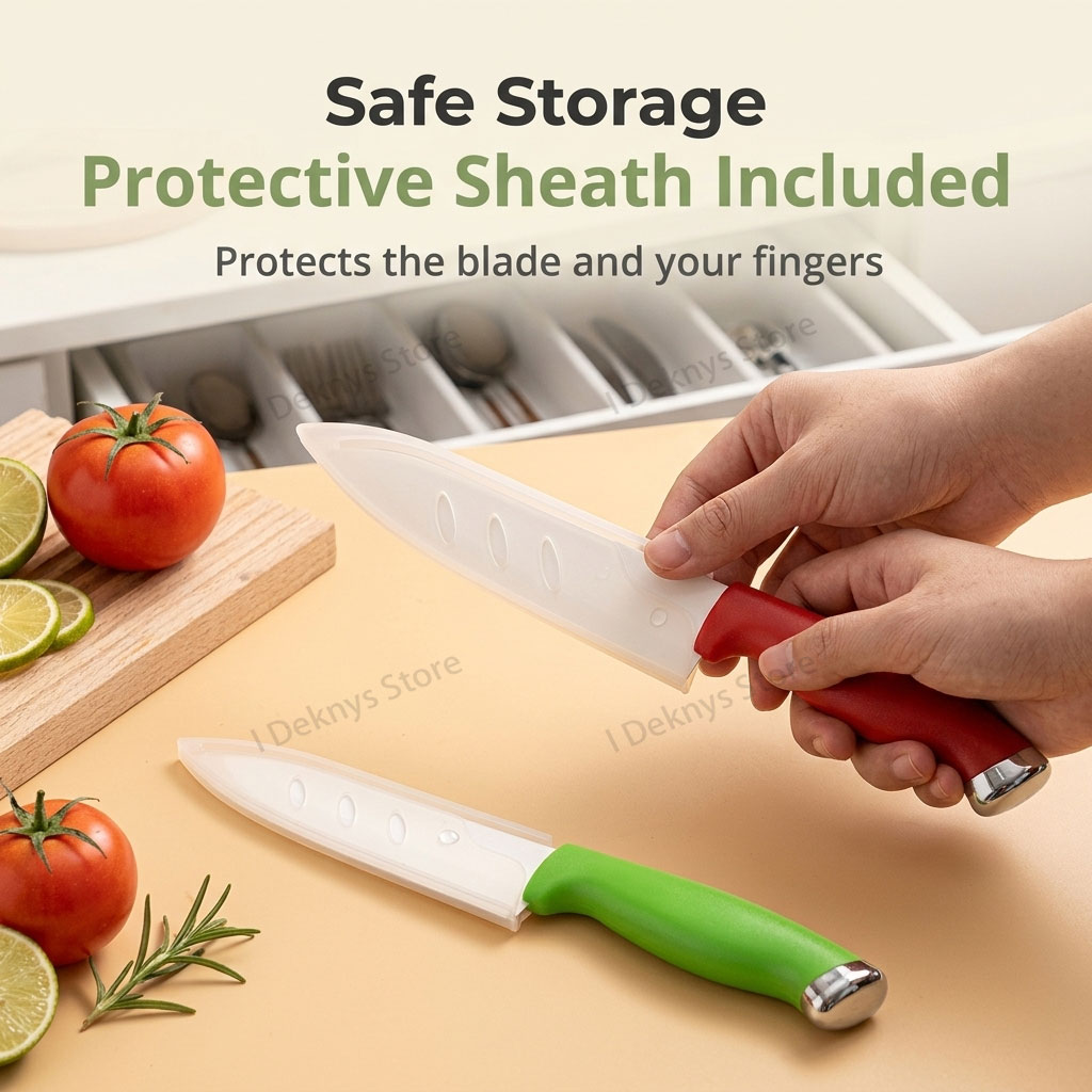 طقم سكاكين سيراميك للمطبخ 4 و5 - مراجعة Baby Food Knife Set وسعره
