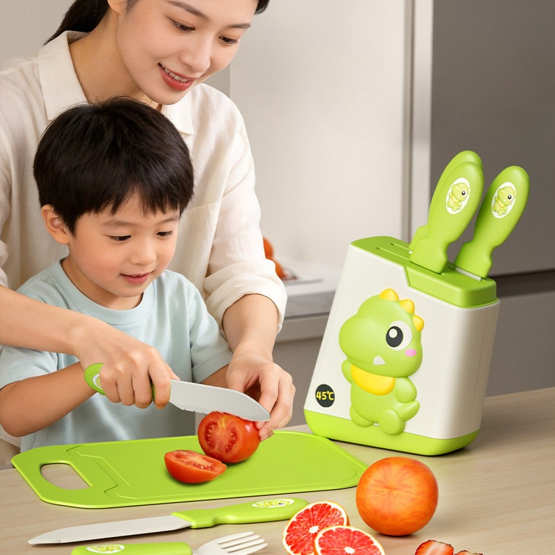 مجموعة ألعاب مطبخ للأطفال تتمي - مراجعة Baby Food Knife Set وسعره
