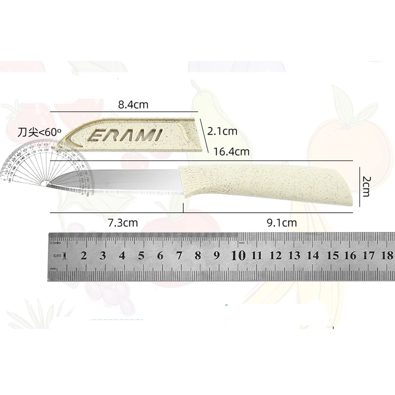 مجموعة ألواح تقطيع من قش القمح - مراجعة Baby Food Knife Set وسعره